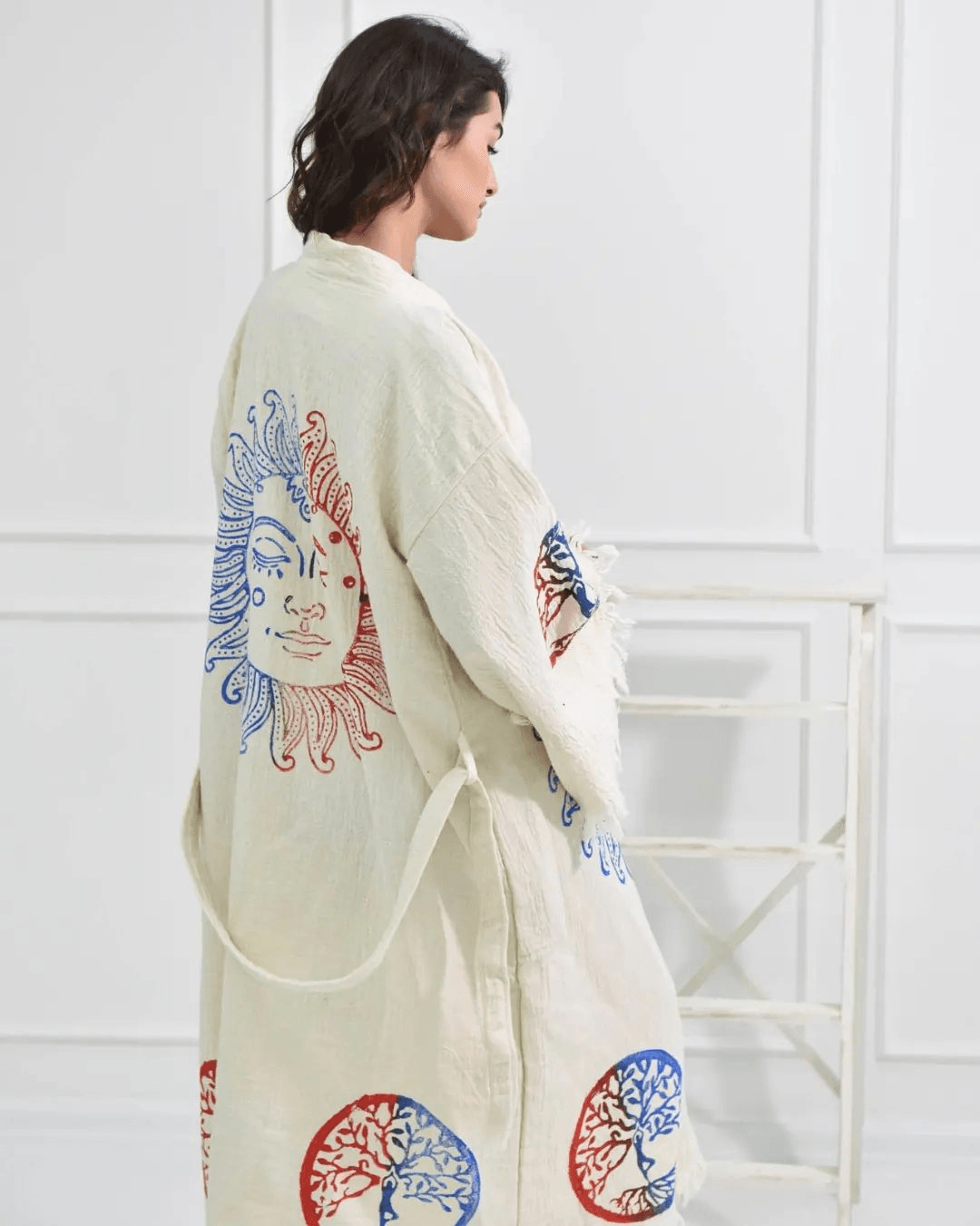 👑 Touch of Goddess - PUER AETERNUS Luxe Organische Katoenen Kimono & Badjas ✨